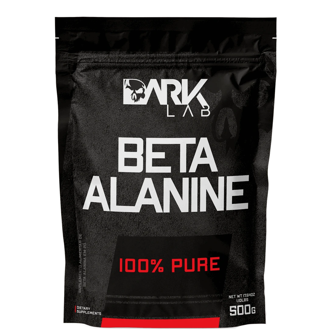 Beta Alanina 100% Pura Dark Lab 500 g, opção Sem sabor