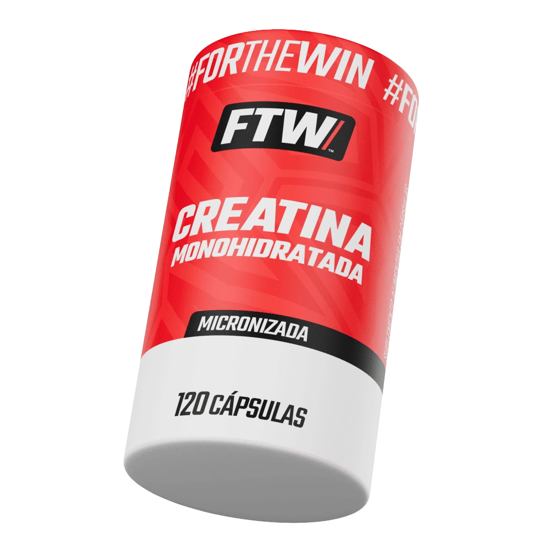 Creatina Monohidratada FTW 120 Cápsulas, apresentação 120 cápsulas