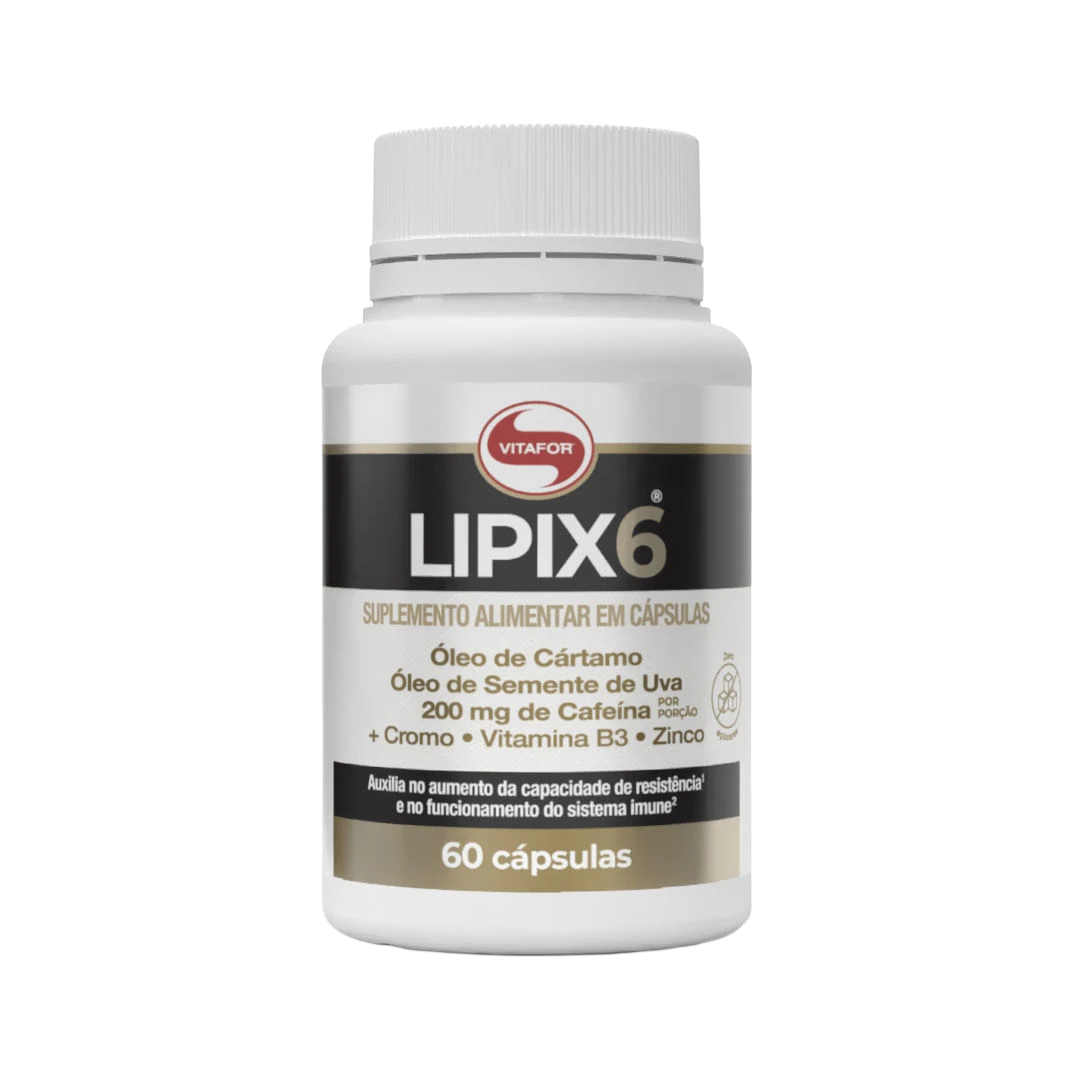 LIPIX 6® Vitafor 60 Cápsulas, apresentação 60 cápsulas